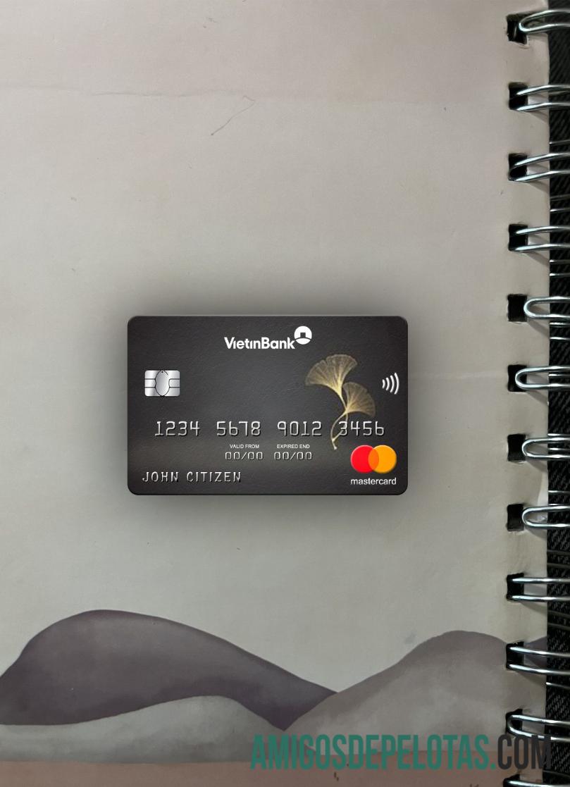 Vietnam Vietinbank Mastercard Photolook Front amostra